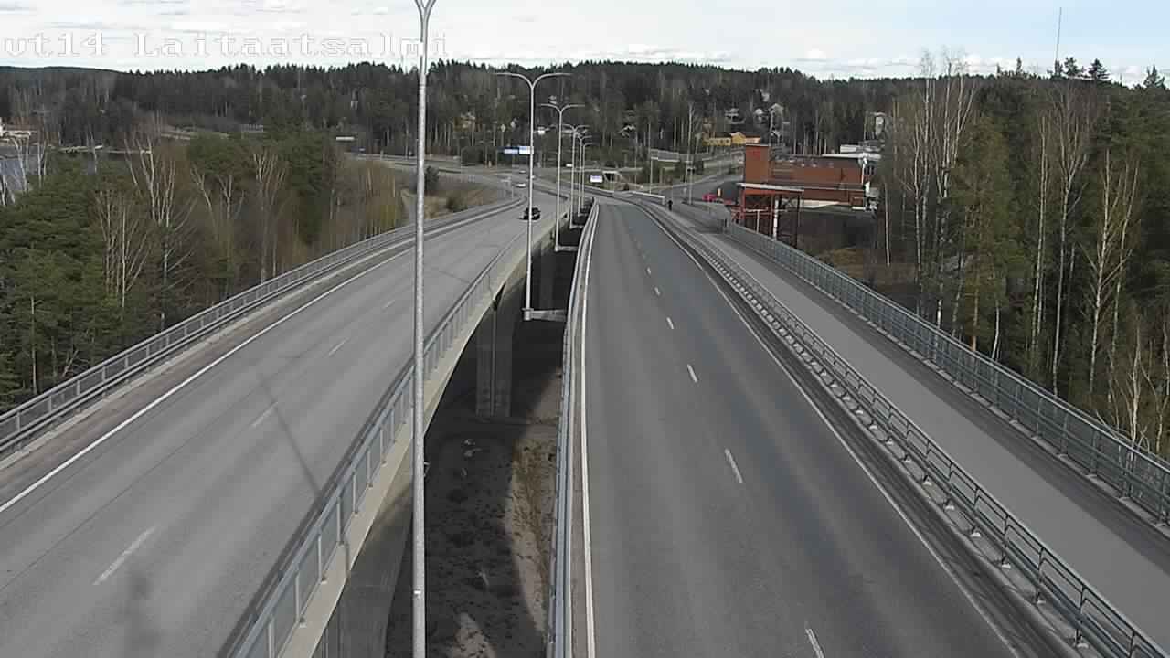 Weather Camera Image Väg 14 Nyslott, Laitaatsalmi, Savonlinna, Etelä-Savo