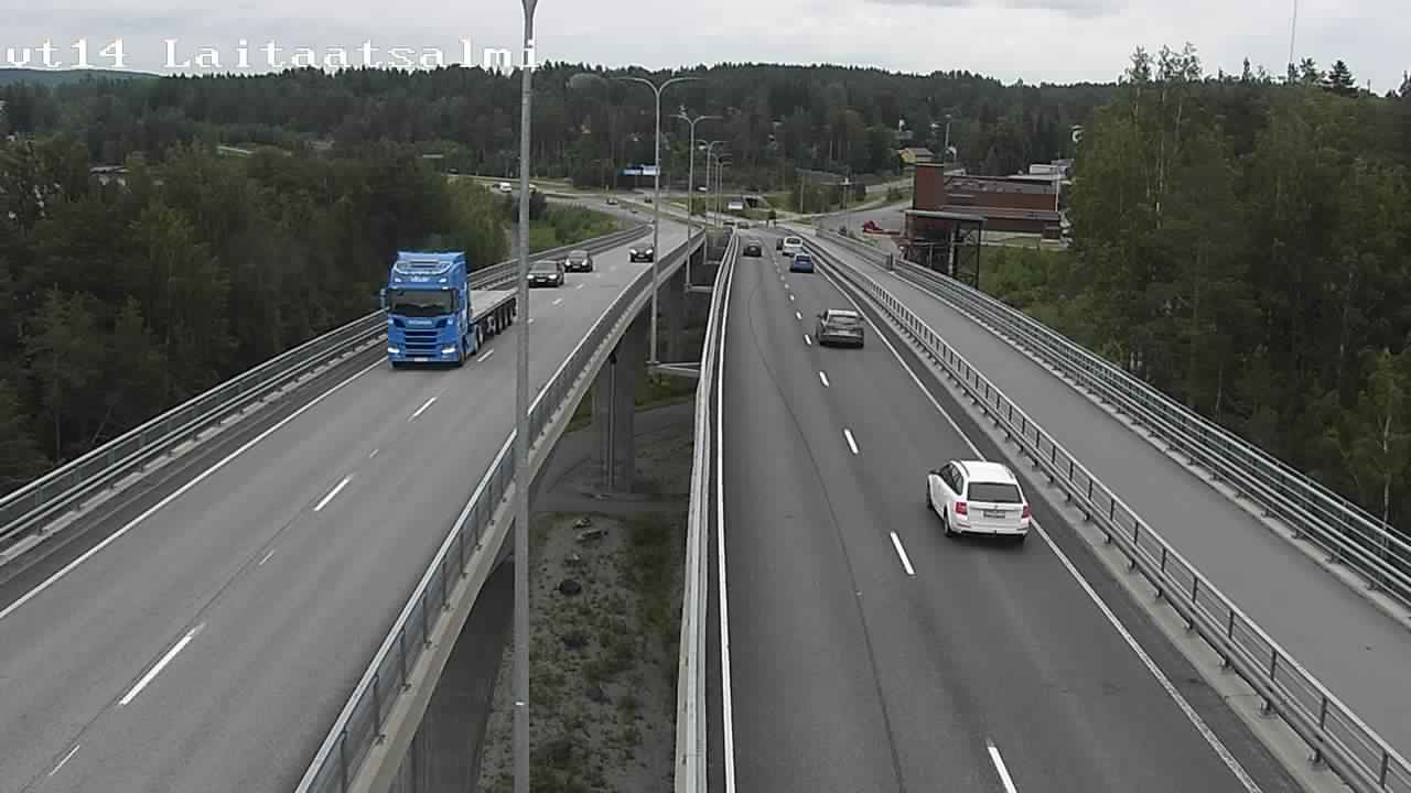 Kelikamerat Kuva Tie 14 Savonlinna, Laitaatsalmi silta, Savonlinna, Etelä-Savo