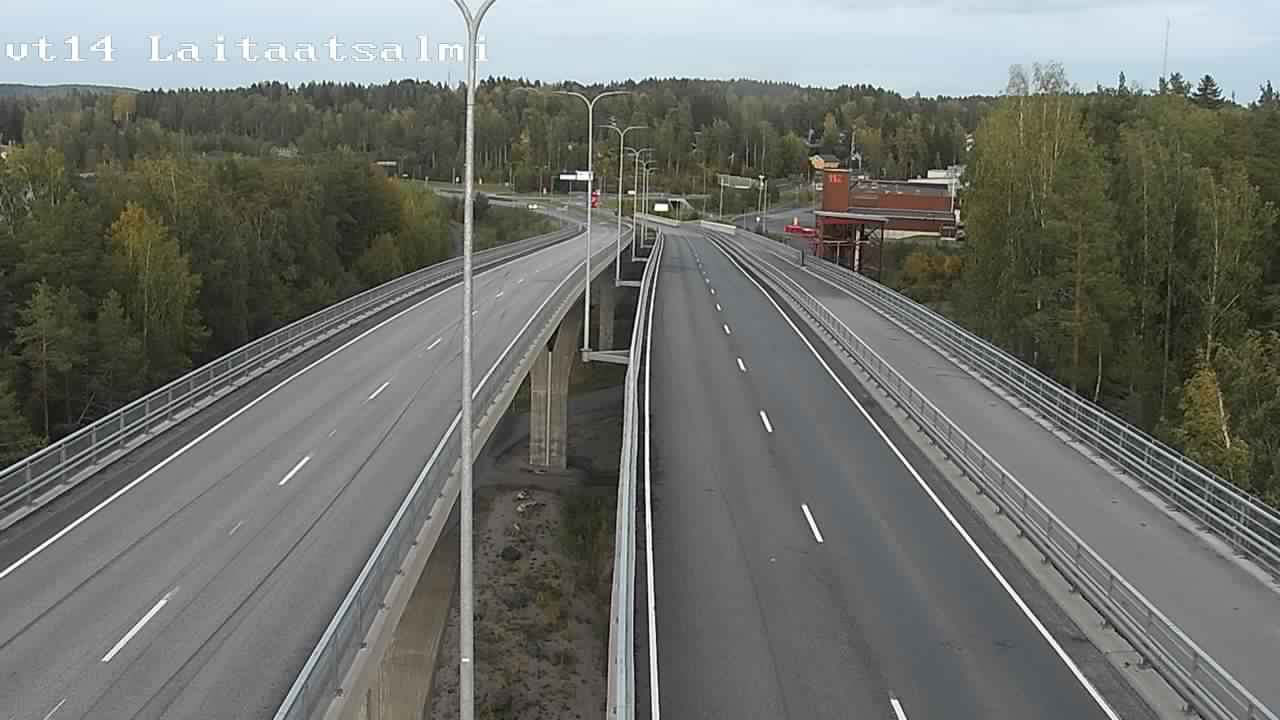 Weather Camera Image Väg 14 Nyslott, Laitaatsalmi, Savonlinna, Etelä-Savo