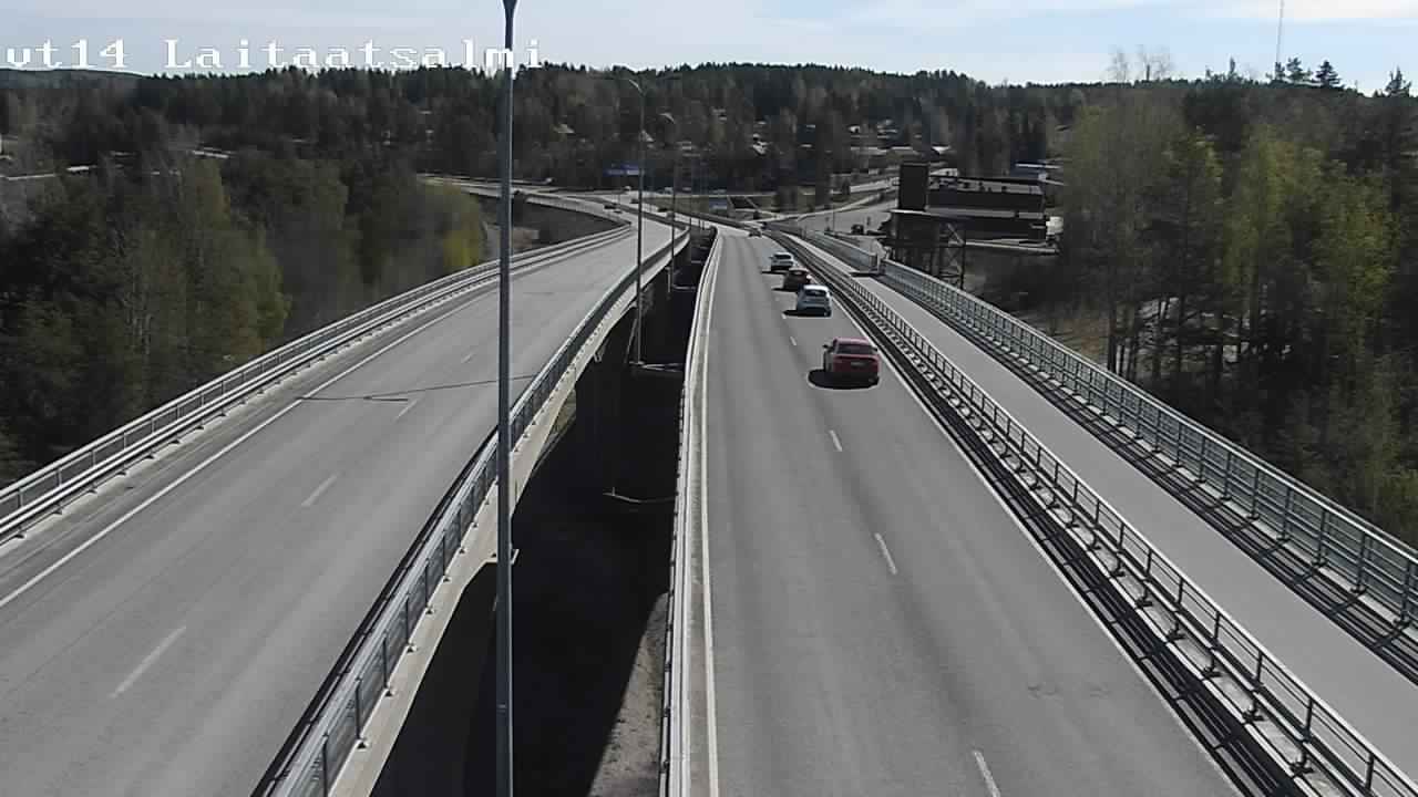 Weather Camera Image Road 14 Savonlinna, Laitaatsalmi, Savonlinna, Etelä-Savo