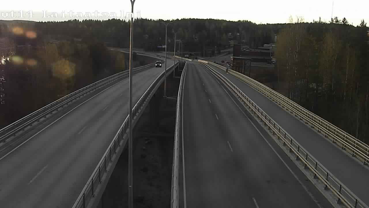 Weather Camera Image Väg 14 Nyslott, Laitaatsalmi, Savonlinna, Etelä-Savo