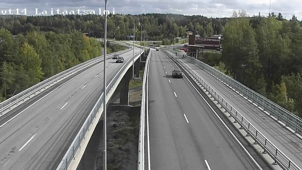 Weather Camera Image Väg 14 Nyslott, Laitaatsalmi, Savonlinna, Etelä-Savo