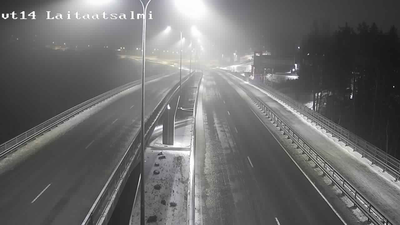 Weather Camera Image Väg 14 Nyslott, Laitaatsalmi, Savonlinna, Etelä-Savo