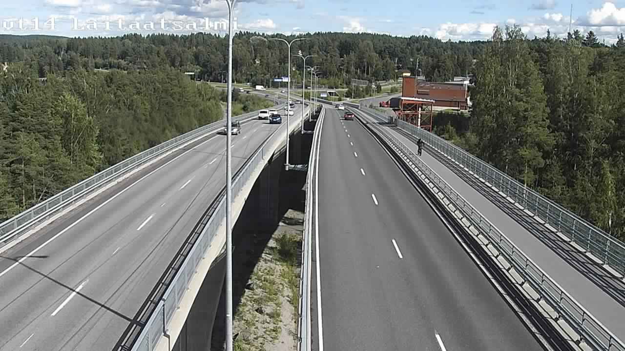 Kelikamerat Kuva Tie 14 Savonlinna, Laitaatsalmi silta, Savonlinna, Etelä-Savo