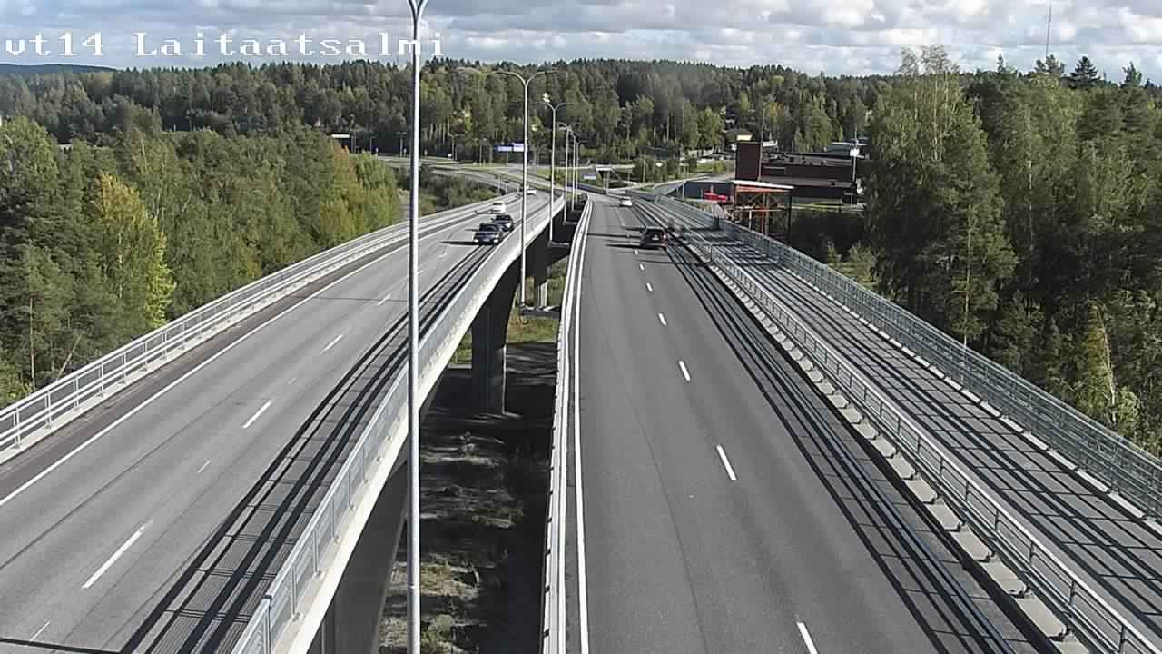 Weather Camera Image Väg 14 Nyslott, Laitaatsalmi, Savonlinna, Etelä-Savo