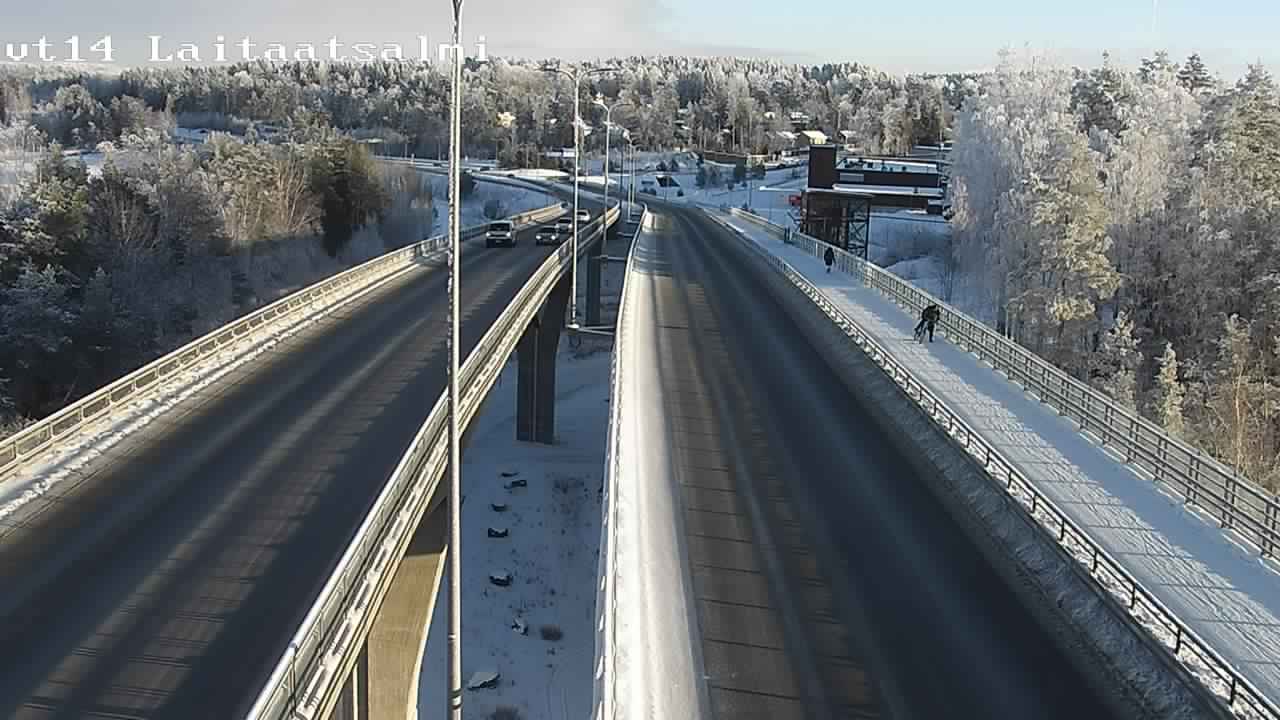 Weather Camera Image Road 14 Savonlinna, Laitaatsalmi, Savonlinna, Etelä-Savo
