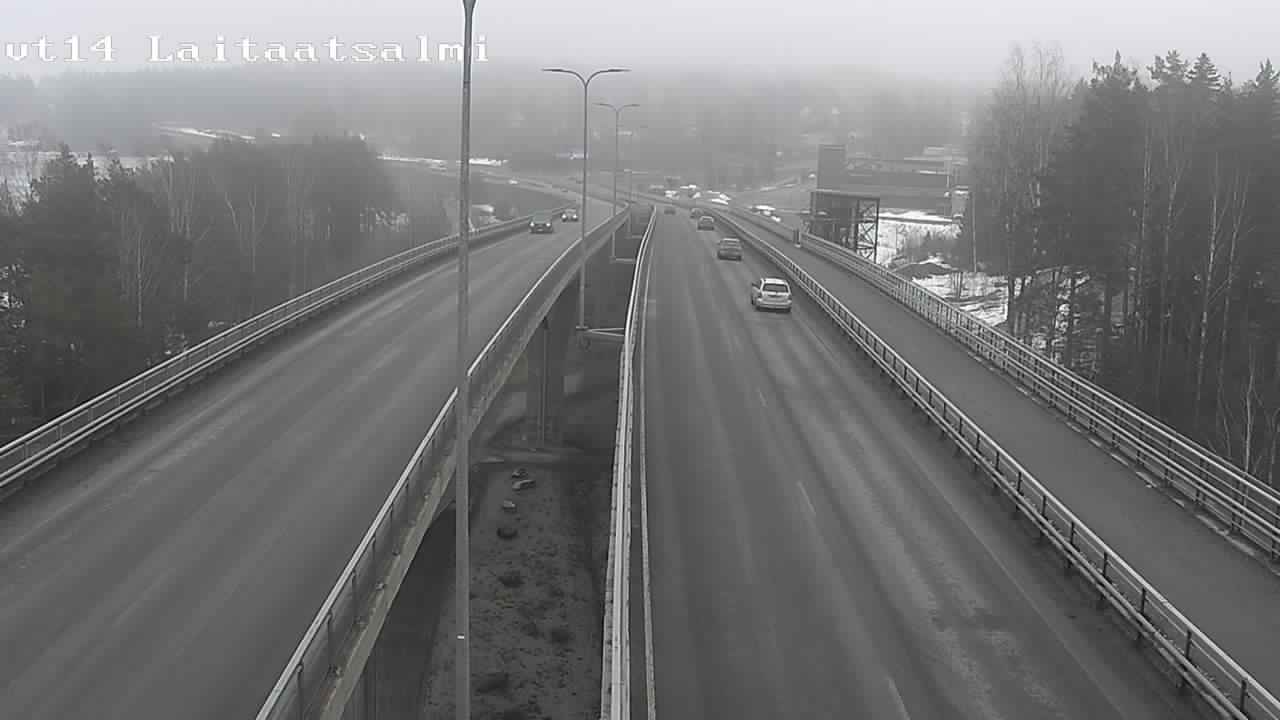 Weather Camera Image Road 14 Savonlinna, Laitaatsalmi, Savonlinna, Etelä-Savo