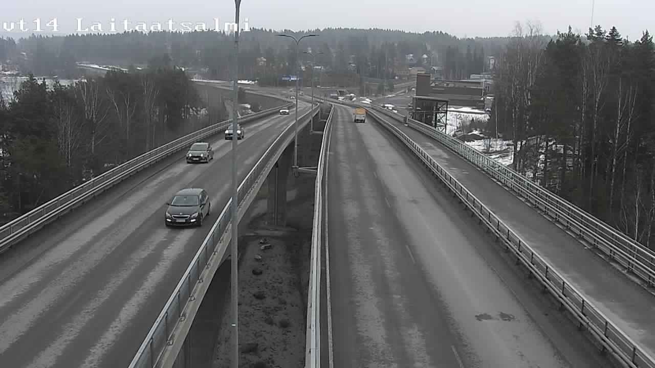 Weather Camera Image Road 14 Savonlinna, Laitaatsalmi, Savonlinna, Etelä-Savo