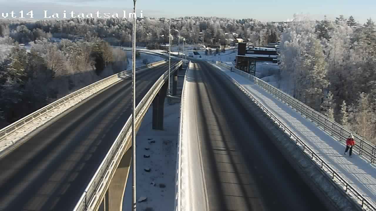Weather Camera Image Road 14 Savonlinna, Laitaatsalmi, Savonlinna, Etelä-Savo