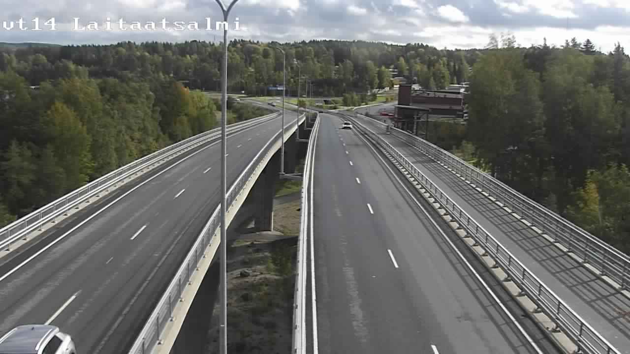 Weather Camera Image Väg 14 Nyslott, Laitaatsalmi, Savonlinna, Etelä-Savo