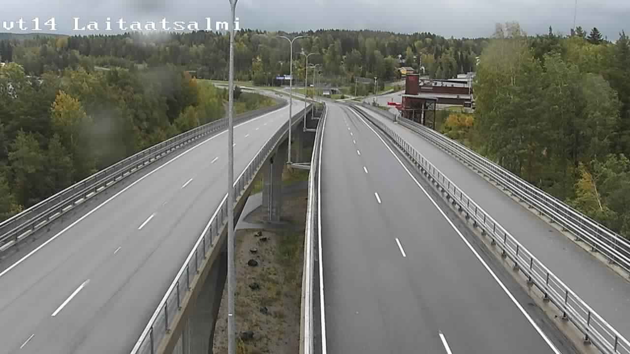 Weather Camera Image Väg 14 Nyslott, Laitaatsalmi, Savonlinna, Etelä-Savo