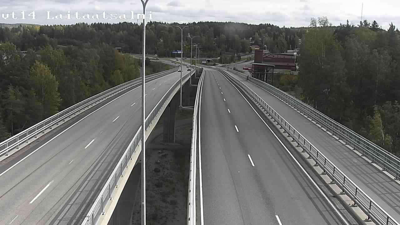 Weather Camera Image Väg 14 Nyslott, Laitaatsalmi, Savonlinna, Etelä-Savo