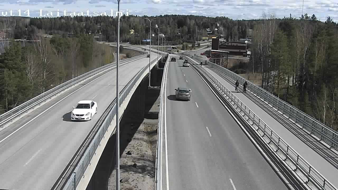Weather Camera Image Väg 14 Nyslott, Laitaatsalmi, Savonlinna, Etelä-Savo