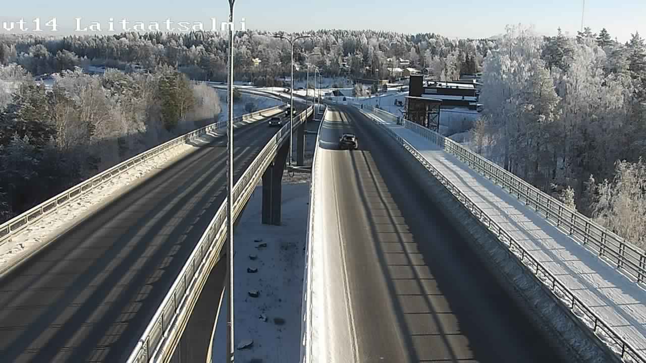 Weather Camera Image Road 14 Savonlinna, Laitaatsalmi, Savonlinna, Etelä-Savo