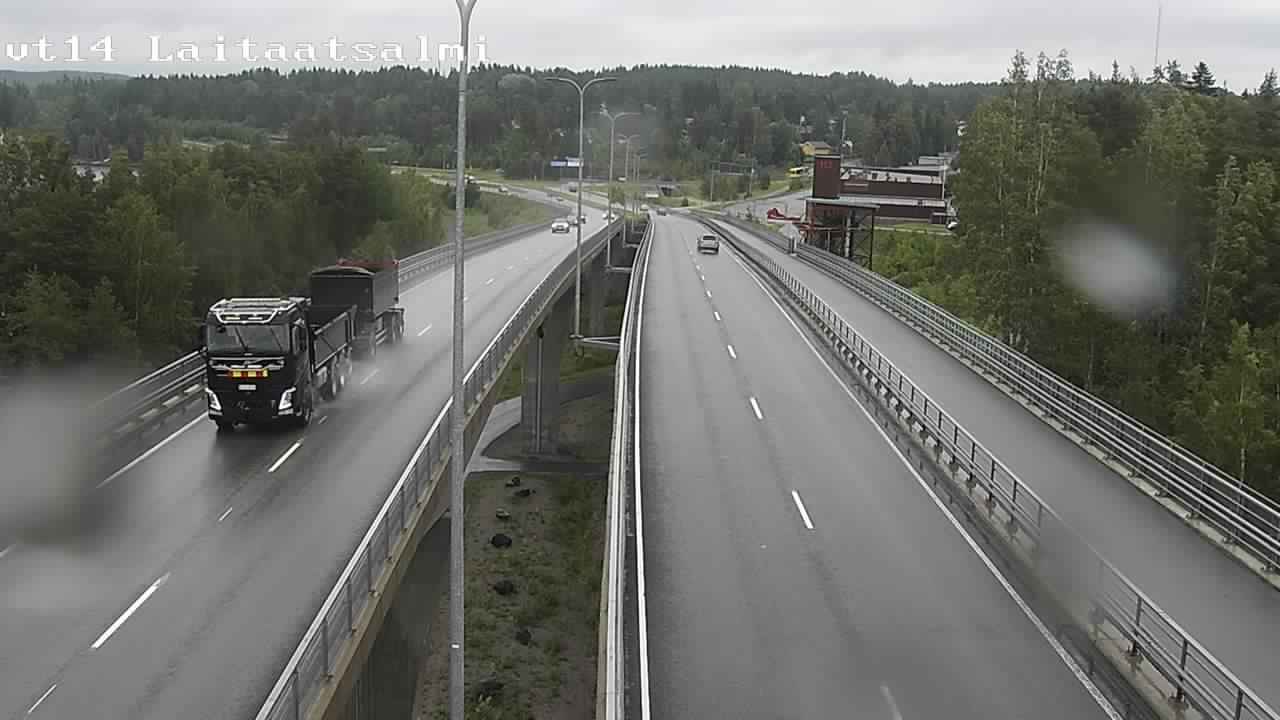 Weather Camera Image Väg 14 Nyslott, Laitaatsalmi, Savonlinna, Etelä-Savo