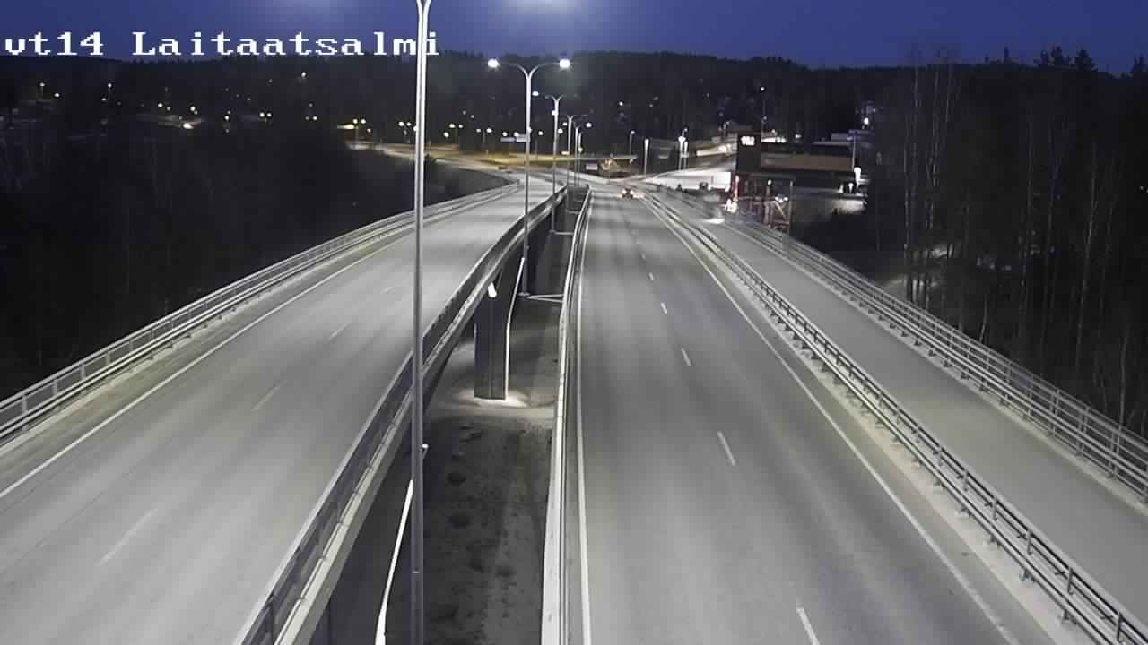 Weather Camera Image Väg 14 Nyslott, Laitaatsalmi, Savonlinna, Etelä-Savo