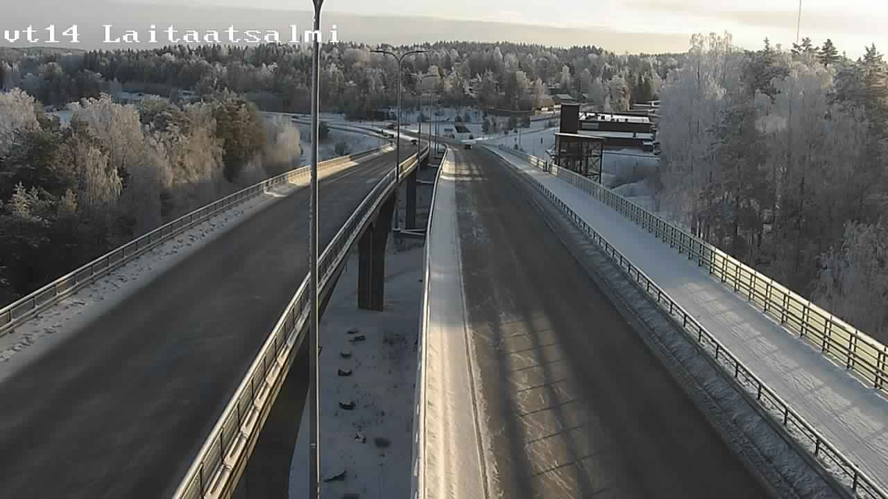 Weather Camera Image Road 14 Savonlinna, Laitaatsalmi, Savonlinna, Etelä-Savo