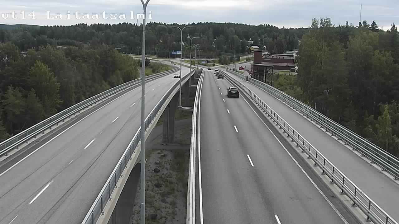 Weather Camera Image Väg 14 Nyslott, Laitaatsalmi, Savonlinna, Etelä-Savo