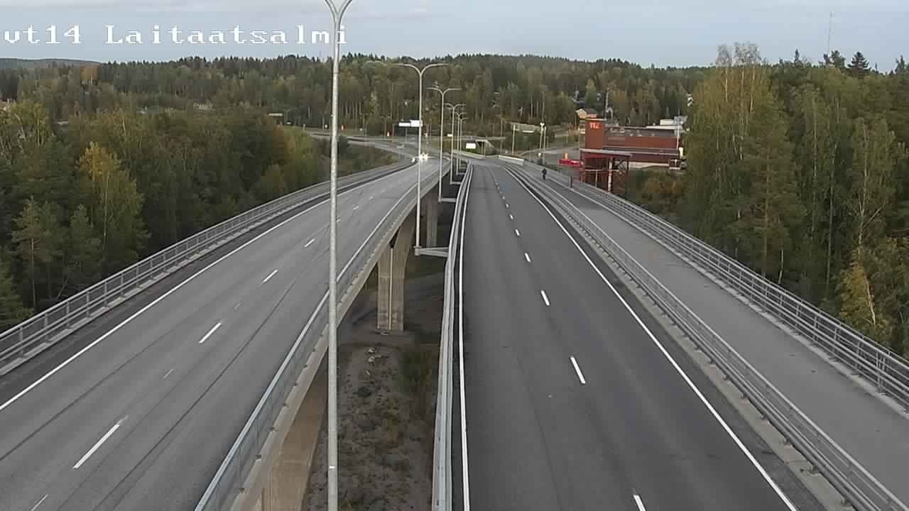 Weather Camera Image Väg 14 Nyslott, Laitaatsalmi, Savonlinna, Etelä-Savo