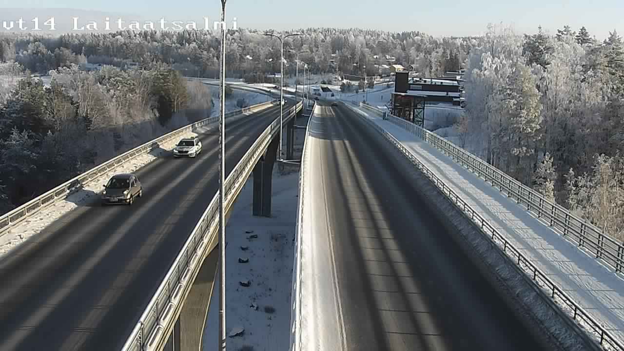 Weather Camera Image Road 14 Savonlinna, Laitaatsalmi, Savonlinna, Etelä-Savo