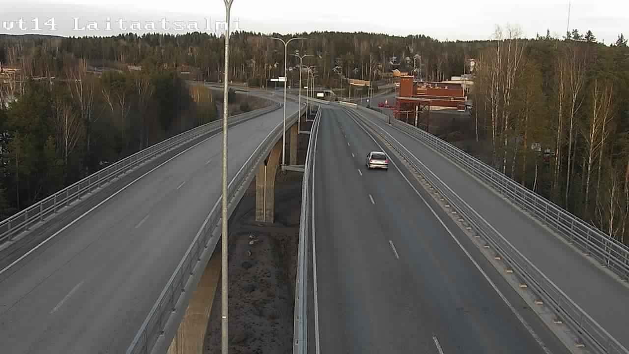 Weather Camera Image Väg 14 Nyslott, Laitaatsalmi, Savonlinna, Etelä-Savo