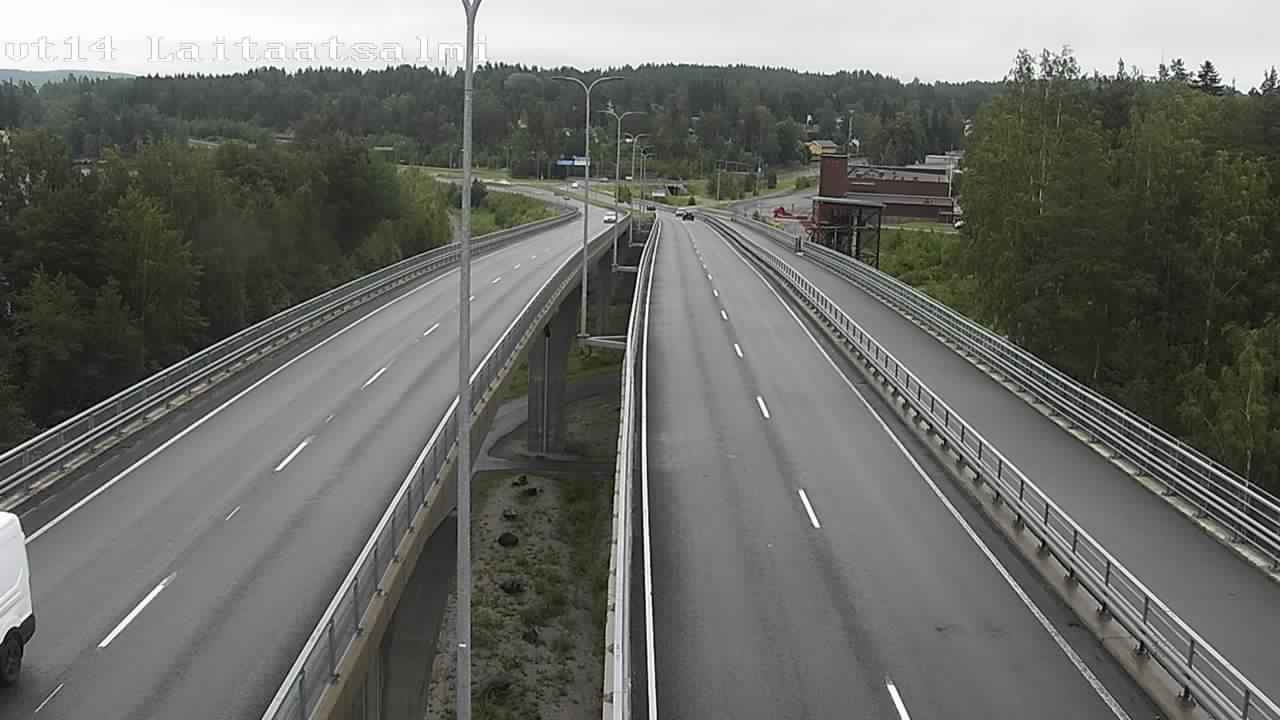 Weather Camera Image Road 14 Savonlinna, Laitaatsalmi, Savonlinna, Etelä-Savo
