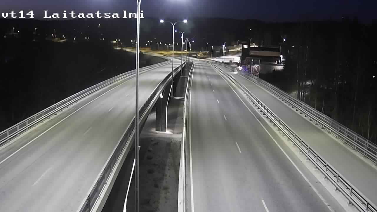 Weather Camera Image Väg 14 Nyslott, Laitaatsalmi, Savonlinna, Etelä-Savo