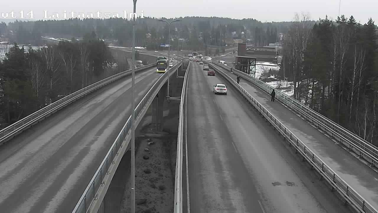 Weather Camera Image Road 14 Savonlinna, Laitaatsalmi, Savonlinna, Etelä-Savo