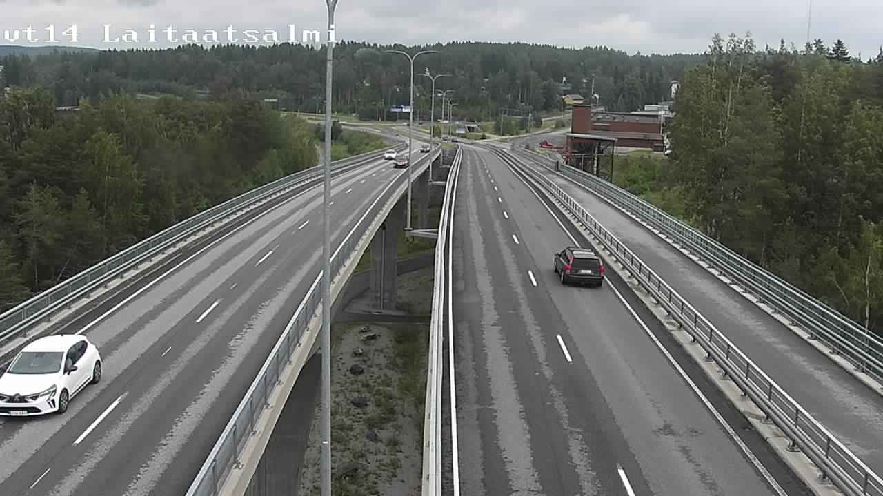 Weather Camera Image Road 14 Savonlinna, Laitaatsalmi, Savonlinna, Etelä-Savo