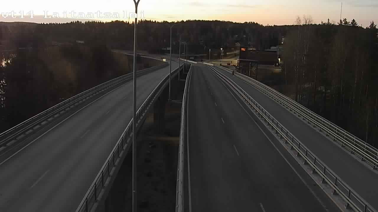 Weather Camera Image Väg 14 Nyslott, Laitaatsalmi, Savonlinna, Etelä-Savo