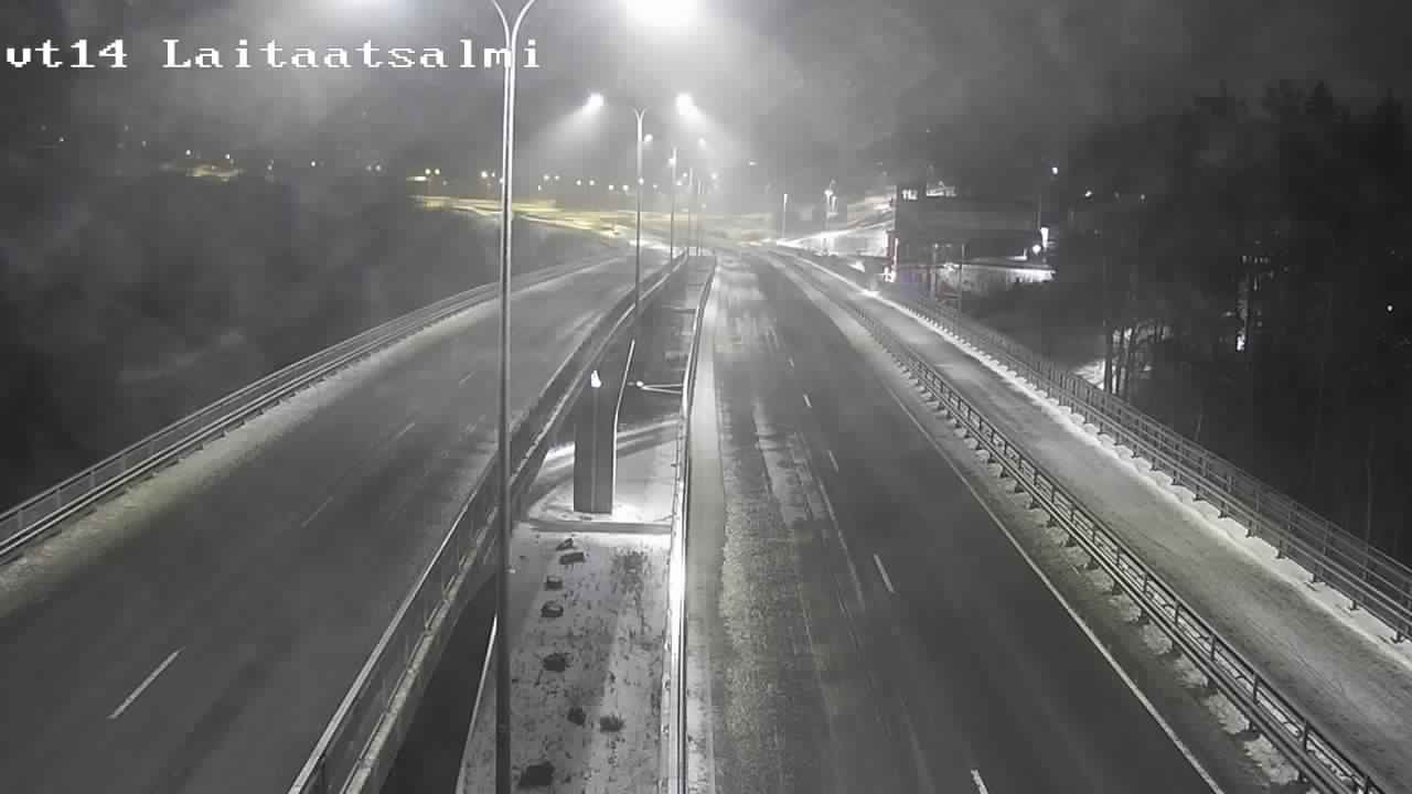 Weather Camera Image Väg 14 Nyslott, Laitaatsalmi, Savonlinna, Etelä-Savo
