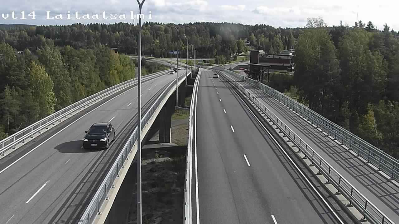 Weather Camera Image Väg 14 Nyslott, Laitaatsalmi, Savonlinna, Etelä-Savo