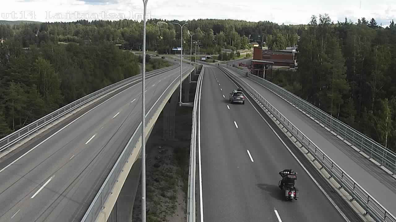 Kelikamerat Kuva Tie 14 Savonlinna, Laitaatsalmi silta, Savonlinna, Etelä-Savo