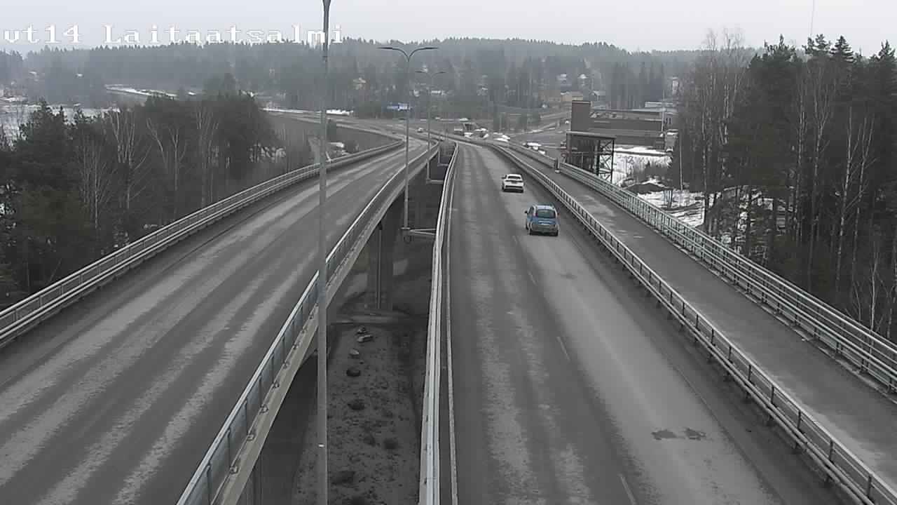Weather Camera Image Road 14 Savonlinna, Laitaatsalmi, Savonlinna, Etelä-Savo