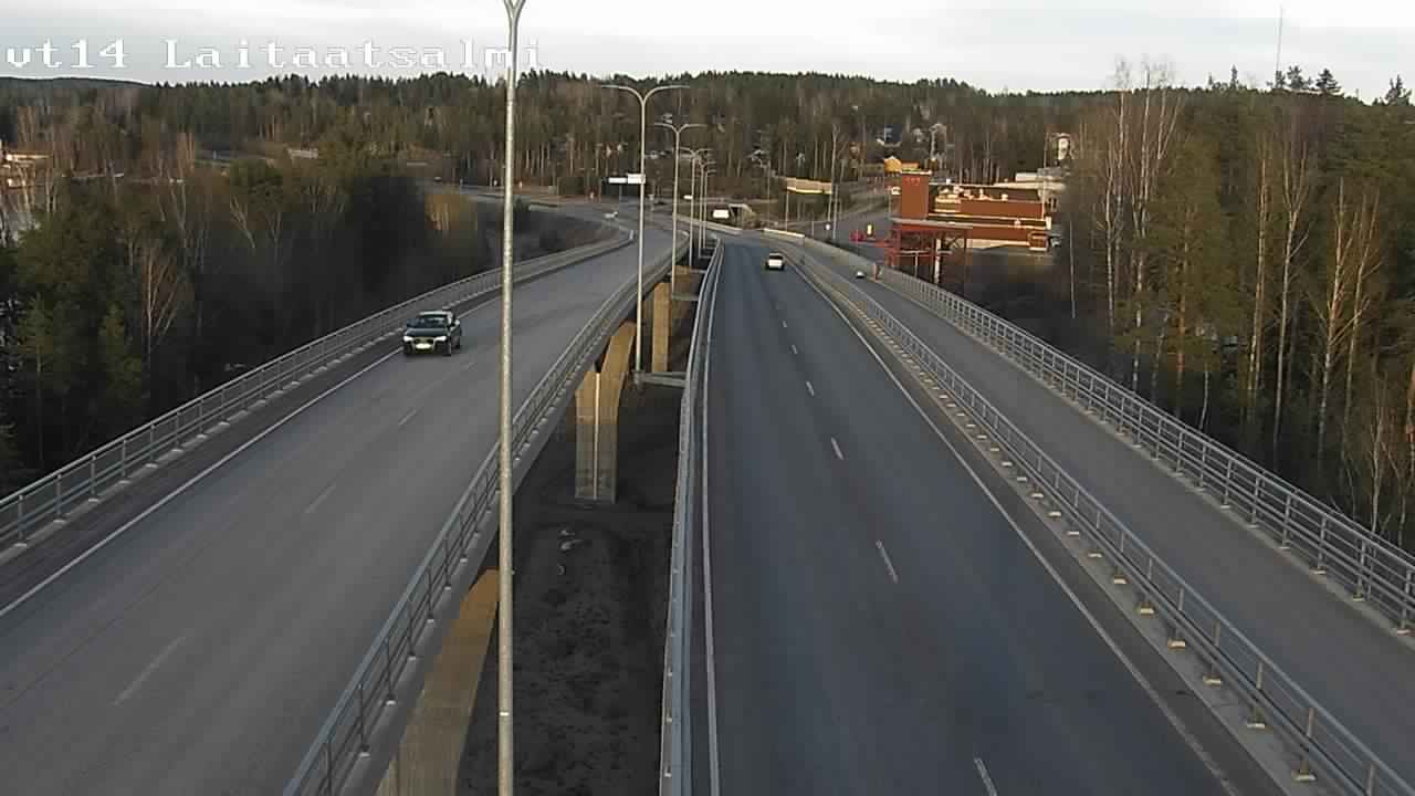 Weather Camera Image Väg 14 Nyslott, Laitaatsalmi, Savonlinna, Etelä-Savo