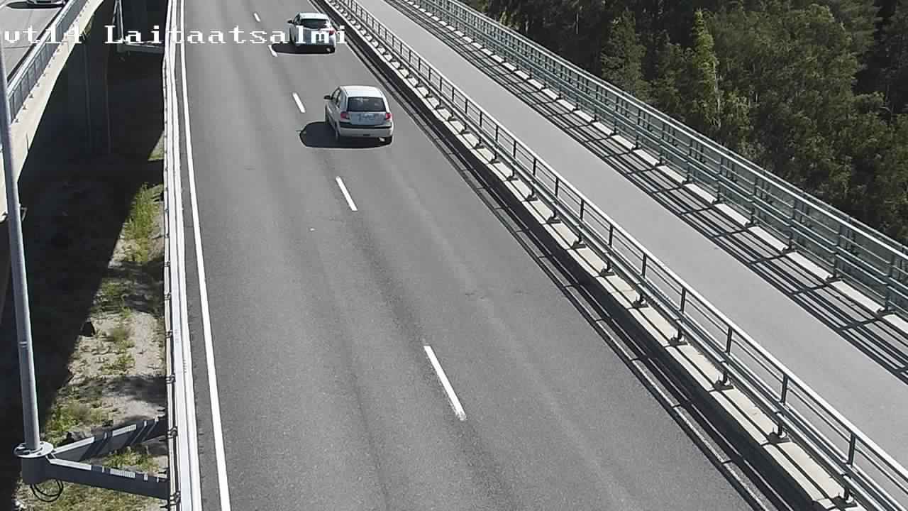 Kelikamerat Kuva Tie 14 Savonlinna, Laitaatsalmi silta, Savonlinna, Etelä-Savo