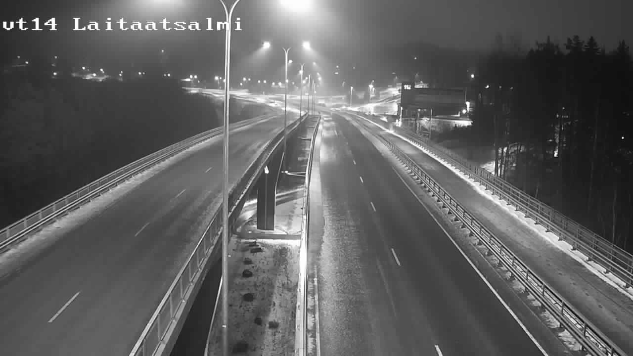 Weather Camera Image Väg 14 Nyslott, Laitaatsalmi, Savonlinna, Etelä-Savo