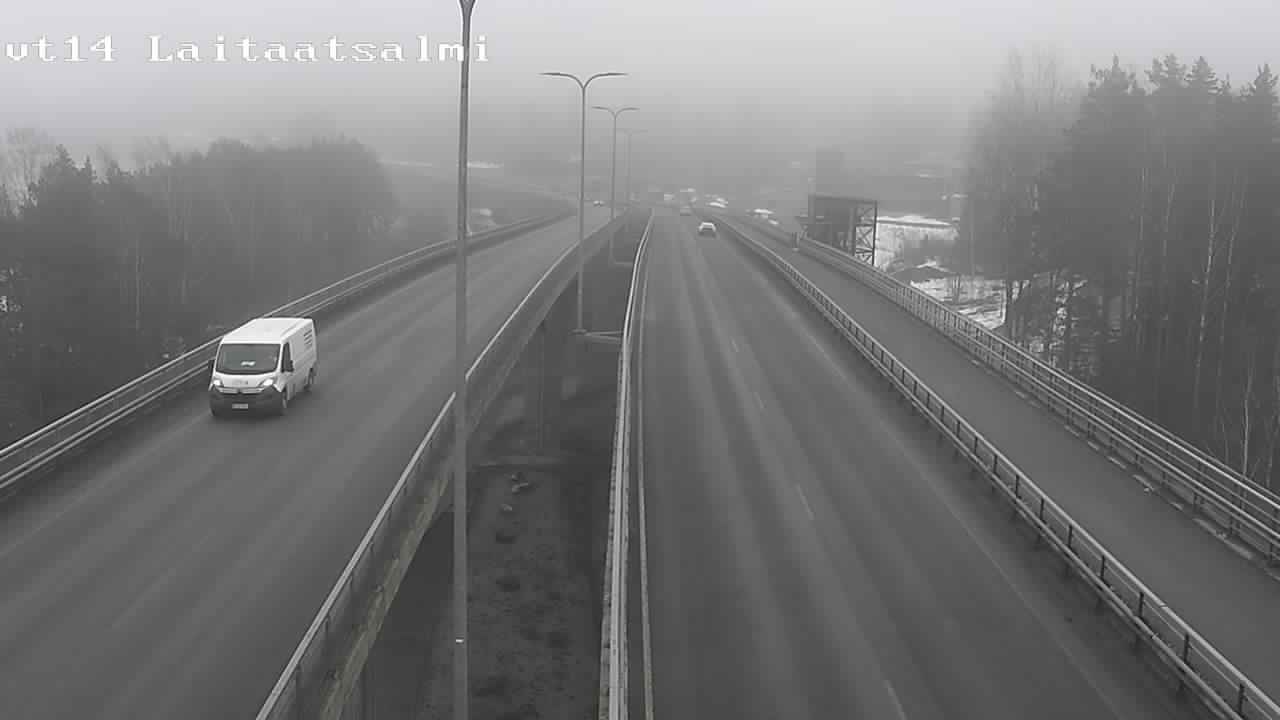 Weather Camera Image Road 14 Savonlinna, Laitaatsalmi, Savonlinna, Etelä-Savo