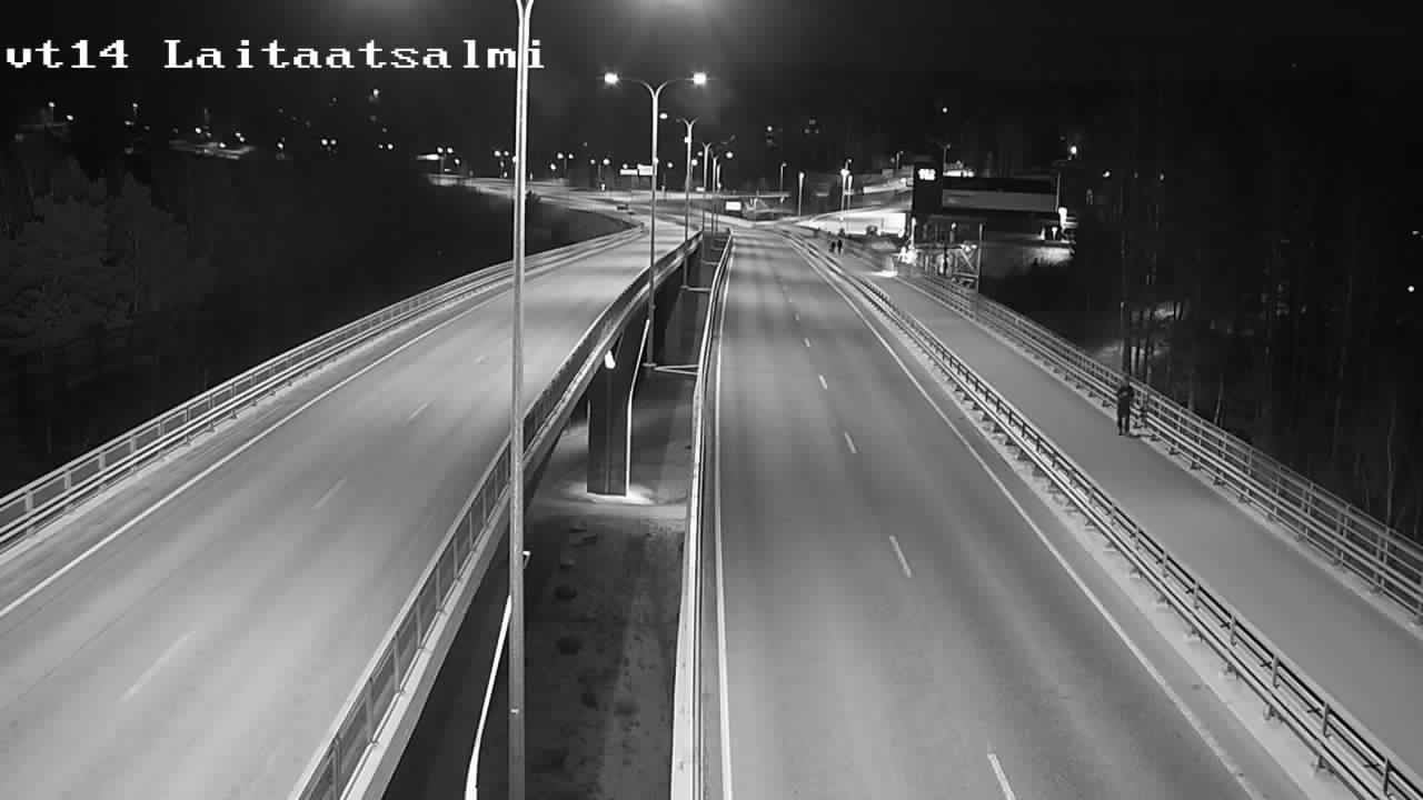 Weather Camera Image Väg 14 Nyslott, Laitaatsalmi, Savonlinna, Etelä-Savo