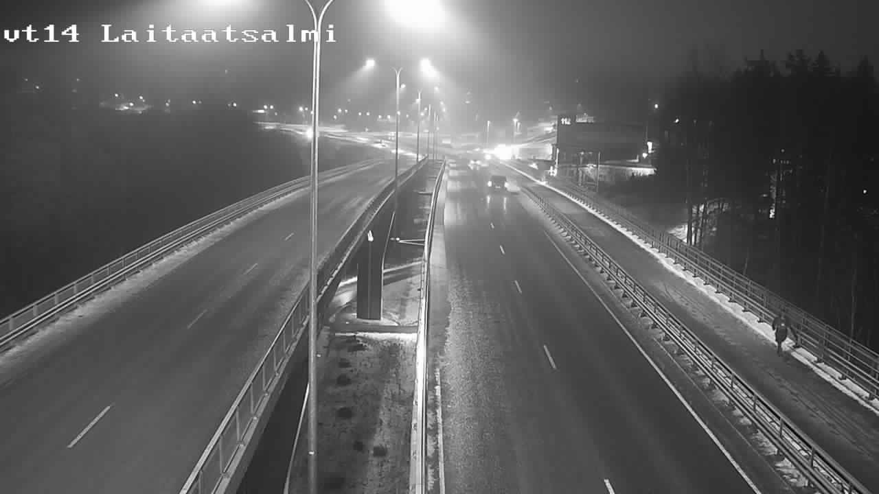 Weather Camera Image Väg 14 Nyslott, Laitaatsalmi, Savonlinna, Etelä-Savo