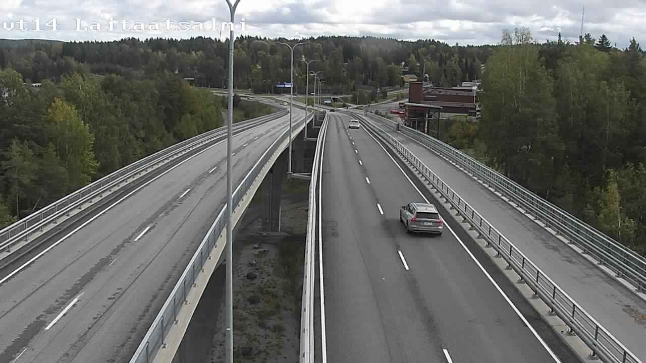 Weather Camera Image Väg 14 Nyslott, Laitaatsalmi, Savonlinna, Etelä-Savo