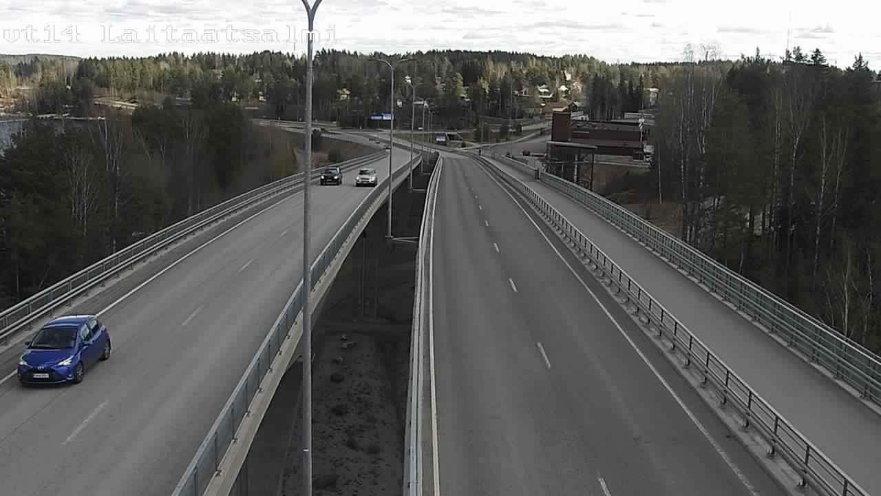 Weather Camera Image Väg 14 Nyslott, Laitaatsalmi, Savonlinna, Etelä-Savo