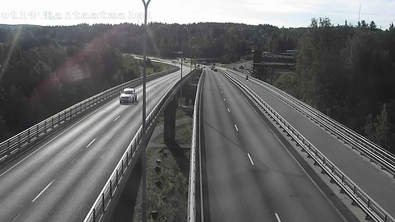 Weather Camera Image Road 14 Savonlinna, Laitaatsalmi, Savonlinna, Etelä-Savo