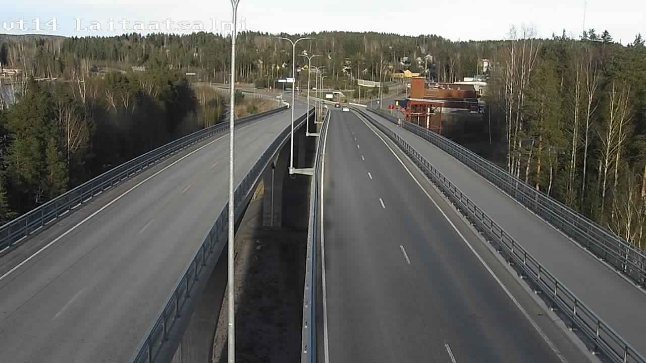 Weather Camera Image Väg 14 Nyslott, Laitaatsalmi, Savonlinna, Etelä-Savo
