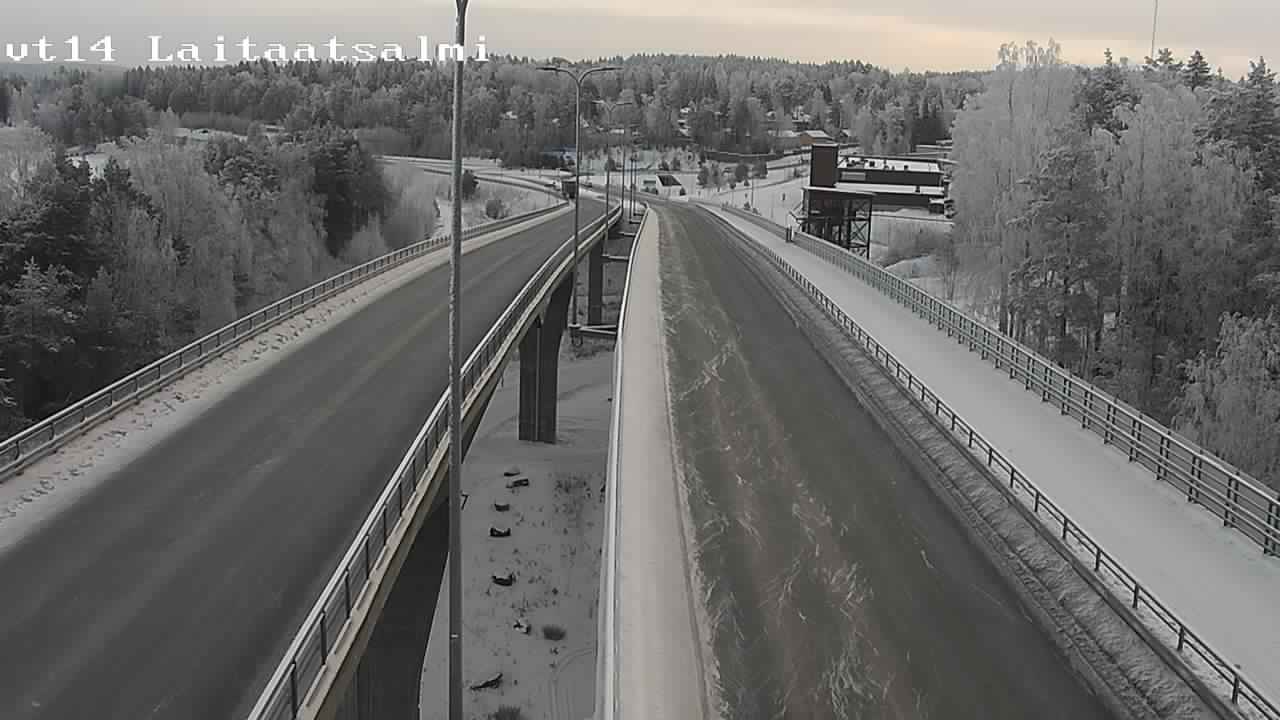 Weather Camera Image Road 14 Savonlinna, Laitaatsalmi, Savonlinna, Etelä-Savo