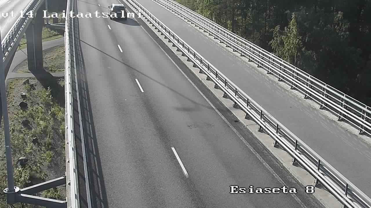 Weather Camera Image Road 14 Savonlinna, Laitaatsalmi, Savonlinna, Etelä-Savo