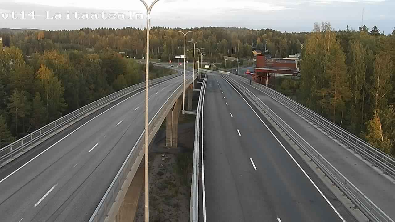 Weather Camera Image Väg 14 Nyslott, Laitaatsalmi, Savonlinna, Etelä-Savo