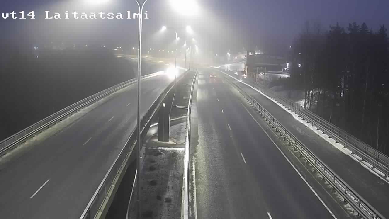 Weather Camera Image Väg 14 Nyslott, Laitaatsalmi, Savonlinna, Etelä-Savo