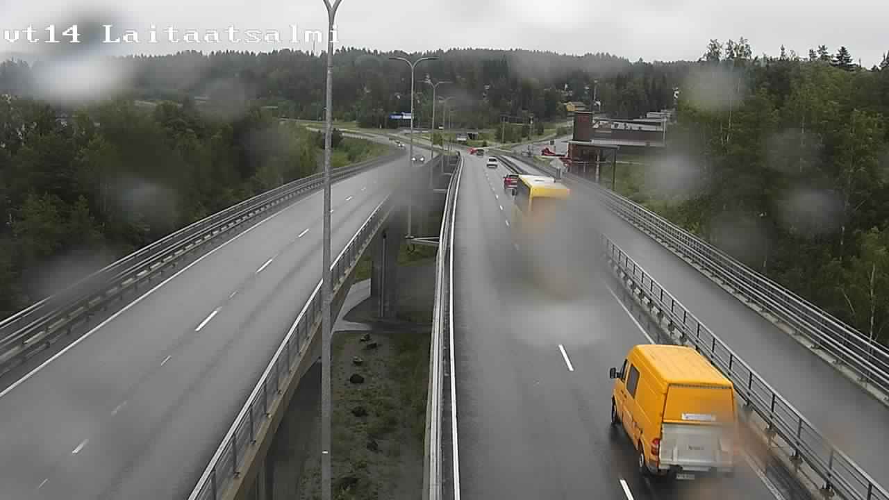 Weather Camera Image Road 14 Savonlinna, Laitaatsalmi, Savonlinna, Etelä-Savo
