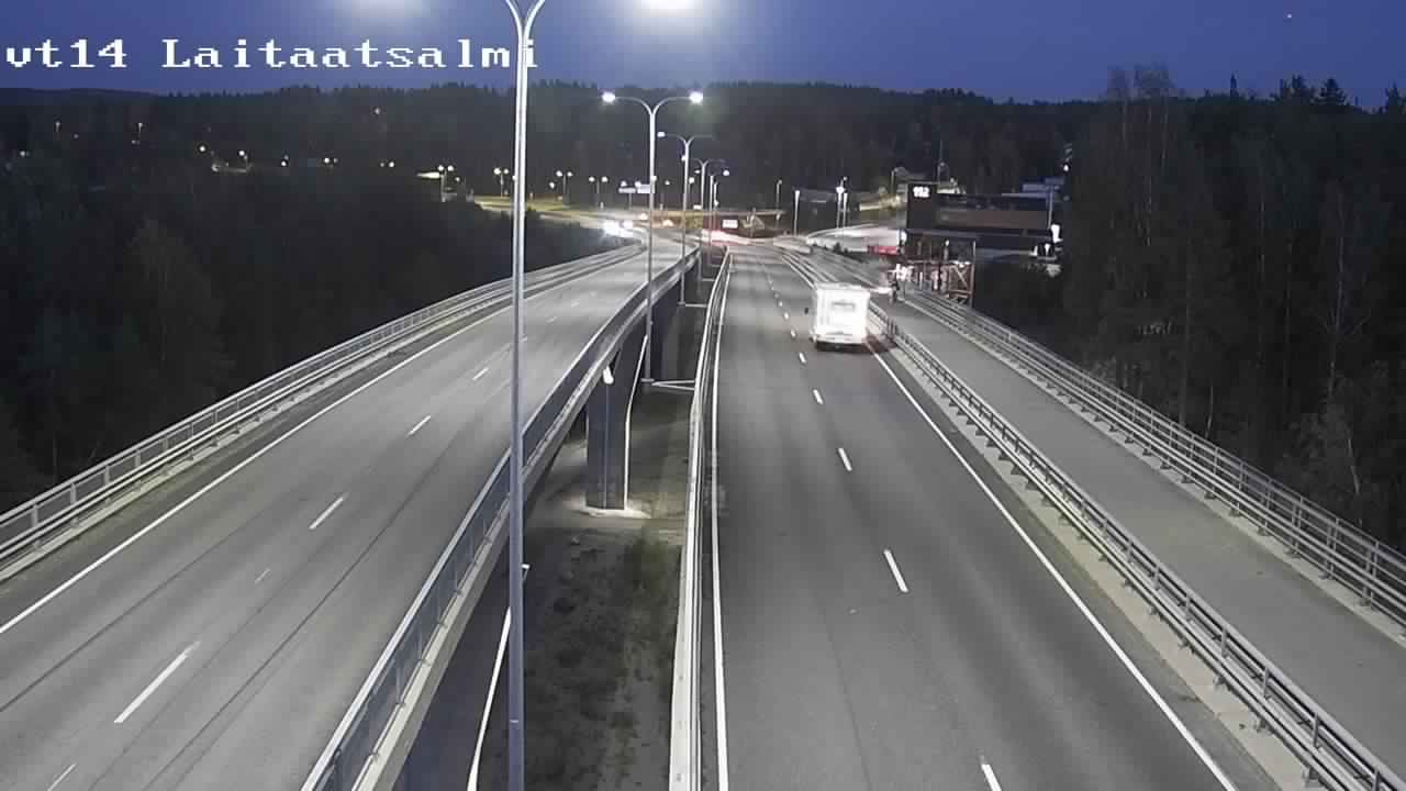Weather Camera Image Väg 14 Nyslott, Laitaatsalmi, Savonlinna, Etelä-Savo